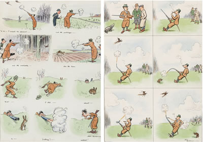Sample artwork by Henry Mayo Bateman (1887 - 1970), known for comics and cartoon pencil and ink drawing , magazine illustration - View similar artists and auction records