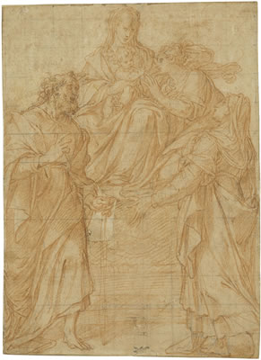 The Virgin and Child with three Saints by Carlantonio Procaccini - Auction record, sale price, and art valuation. Compare with similar artists and explore comparable artworks.