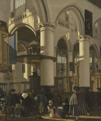 The interior of the Oude Kerk in Delft by Emanuel de Witte - Auction record, sale price, and art valuation. Compare with similar artists and explore comparable artworks.