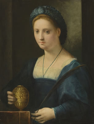 Portrait of a lady, as Mary Magdalene