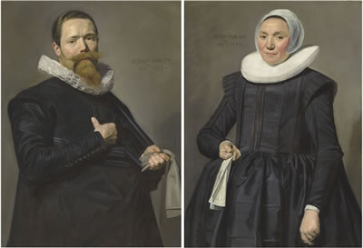 Portrait of a gentleman, aged 37; and Portrait of a lady, aged 36