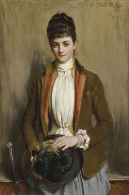 Portrait of Miss Dorothea Gwladys Tombs, later Lady Butler by Archibald James Stuart Wortley - Auction record, sale price, and art valuation. Compare with similar artists and explore comparable artworks.
