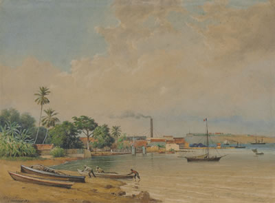 Fort-de-France, Martinique by Michel J Cazabon - Auction record, sale price, and art valuation. Compare with similar artists and explore comparable artworks.