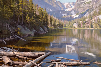Odessa Lake (2018) by Jay Moore - Auction record, sale price, and art valuation. Compare with similar artists and explore comparable artworks.