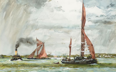 Collection of Seven Works on Paper