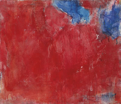 Komposition (Rot mit Blau)