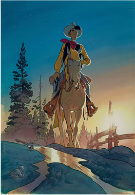 LUCKY LUKE (VU PAR...) LUCKY COMICS