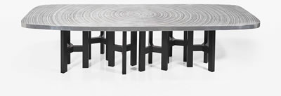 Table de salle à manger, modèle 'Goutte d'eau', 1995 by Ado Chale - Auction record, sale price, and art valuation. Compare with similar artists and explore comparable artworks.