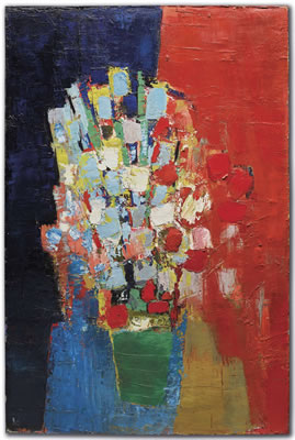 Fleurs by Nicolas De Stael - Auction record, sale price, and art valuation. Compare with similar artists and explore comparable artworks.