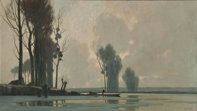 Sample artwork by Alexandre Louis Jacob (1876 - 1972), known for atmospheric waterscapes and landscapes, still life - View similar artists and auction records