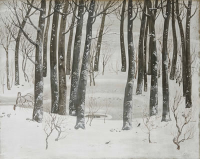 Sample artwork by Constant Montald (1862 - 1944), known for painting, sculpture, wall art, monumental art - View similar artists and auction records