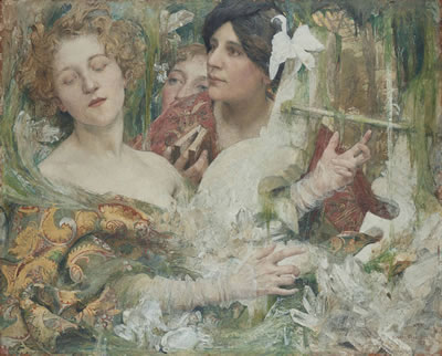 Soul of the Source by Edgar Maxence - Auction record, sale price, and art valuation. Compare with similar artists and explore comparable artworks.