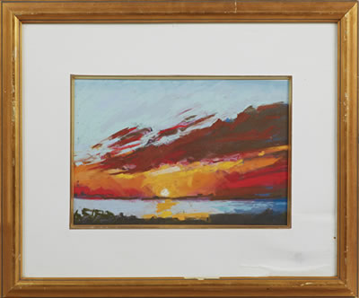 "Gulf Sunset," 1972