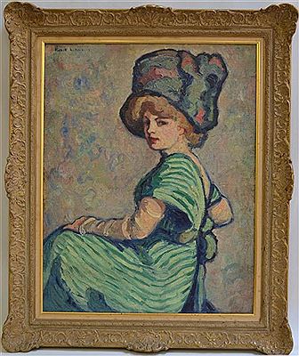Elégante by Charles Alexandre Picart le Doux - Auction record, sale price, and art valuation. Compare with similar artists and explore comparable artworks.