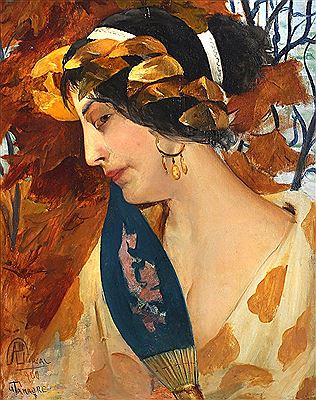 Portrait of a Lady with Fan by Andre Pierre Lupiac - Auction record, sale price, and art valuation. Compare with similar artists and explore comparable artworks.