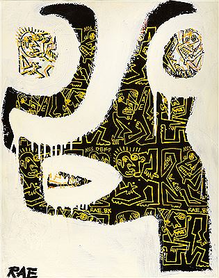 'Whitey'd Out' by RAE BK - Auction record, sale price, and art valuation. Compare with similar artists and explore comparable artworks.