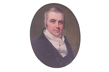 A fine pair of portrait miniatures of Henry Hake Seward (d.1848) and his wife Katharine (née Beachcroft 1779-1847).