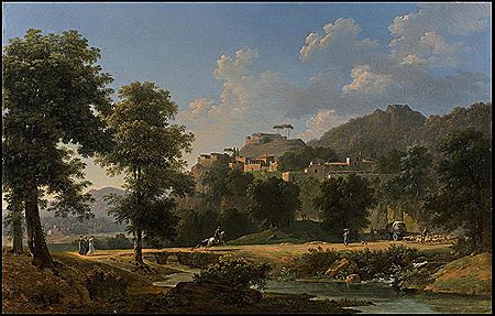 Sample artwork by Jean-Victor Bertin (1767 - 1842), known for classical style historical landscape painting - View similar artists and auction records