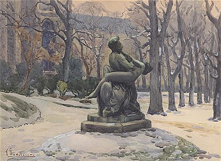 Statue in a Park