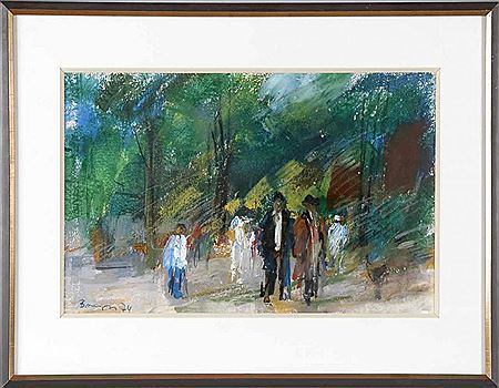 People in the park, 1974