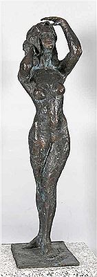 Standing female nude