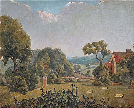 Suffolk Farm by Walter James (WJ) Steggles - Auction record, sale price, and art valuation. Compare with similar artists and explore comparable artworks.