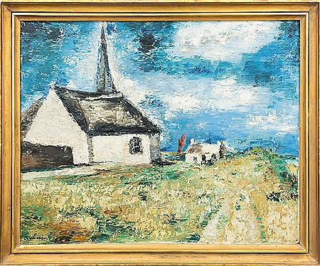 La chapelle de Penerf (Morbihan) by Paul Charlemagne - Auction record, sale price, and art valuation. Compare with similar artists and explore comparable artworks.