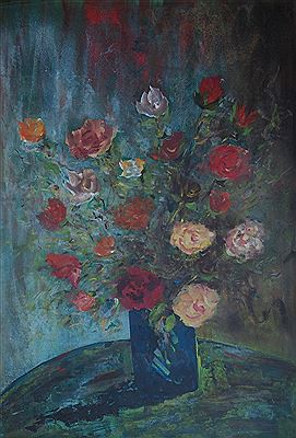 Still Life with Roses, 1990 by Stephen Tandori - Auction record, sale price, and art valuation. Compare with similar artists and explore comparable artworks.