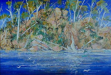 'Exploring the Foreshore II' by Peter McQueeny - Auction record, sale price, and art valuation. Compare with similar artists and explore comparable artworks.