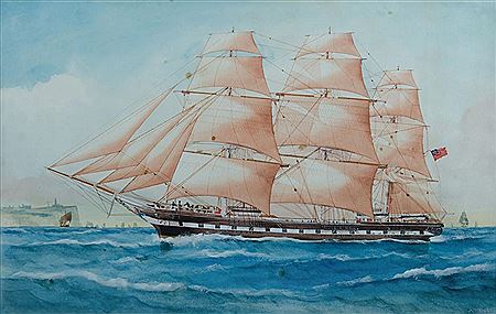 'Dunbar - Wrecked at South Head, Sydney, August 20th 1857' by Alfred Dufty - Auction record, sale price, and art valuation. Compare with similar artists and explore comparable artworks.