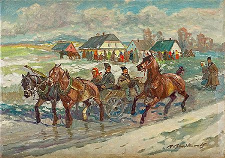 Cart with single horse
