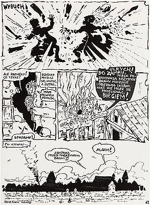 "Hexus", plansza komiksowa nr 13, 1993 r. by Roman Jan Maciejewski - Auction record, sale price, and art valuation. Compare with similar artists and explore comparable artworks.