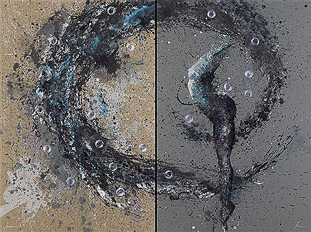 Untouchable Splash 6 (diptych)