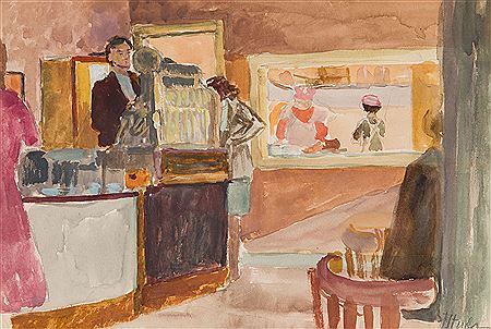 "Buffet in Artist's Cafe"