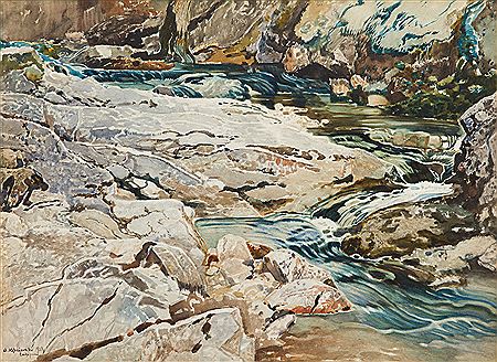 Mountain stream in Zakopane