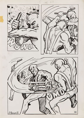 "The night of the righteous fists", comic splash p. 66, 1982 by Andrzej O Nowakowski - Auction record, sale price, and art valuation. Compare with similar artists and explore comparable artworks.