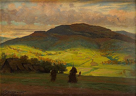 Mountain landscape after a storm