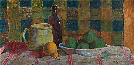 Still life with apples