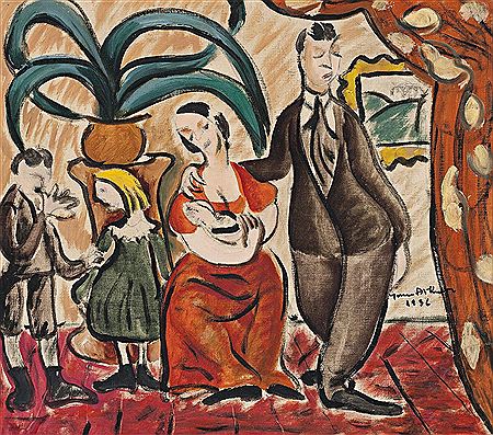 THE FAMILY, 1936 by Yvonne Atkinson - Auction record, sale price, and art valuation. Compare with similar artists and explore comparable artworks.