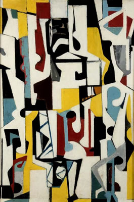 Abstract Figural Composition