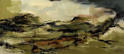 Oil Rig Landscape, 1958