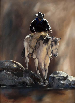 River Crossing by R Fred Mason - Auction record, sale price, and art valuation. Compare with similar artists and explore comparable artworks.
