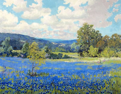 "Bluebonnets, 1935" by Carl Hoppe - Auction record, sale price, and art valuation. Compare with similar artists and explore comparable artworks.