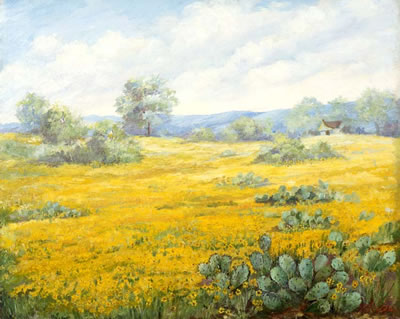 Coreopsis and Cactus