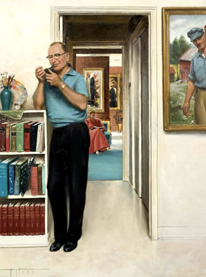 "The Artist and His Family, 1965"