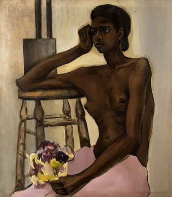 "Female Nude, 1948" by Leila McConnell - Auction record, sale price, and art valuation. Compare with similar artists and explore comparable artworks.