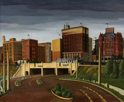 Sample artwork by Florence Elliott (White) McClung (1894 - 1992), known for landscape-structure and genre painting, printmaking, teaching - View similar artists and auction records