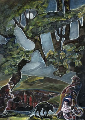 "Neighbors of the City, 1939" by Nina Peeples - Auction record, sale price, and art valuation. Compare with similar artists and explore comparable artworks.