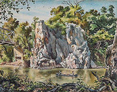 'Lover's Leap Spring River'