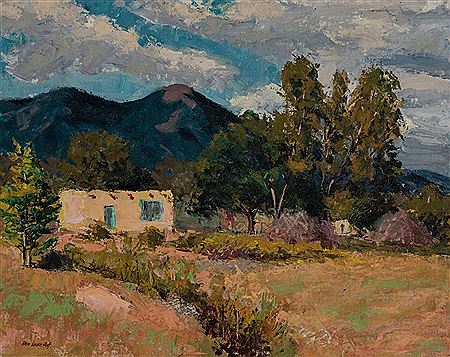 Adobe and Taos Mountain